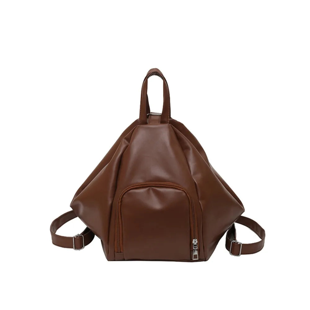 Sac Hobo couleur unie à bandoulière simple en cuir- OFFRE SPÉCIAL !