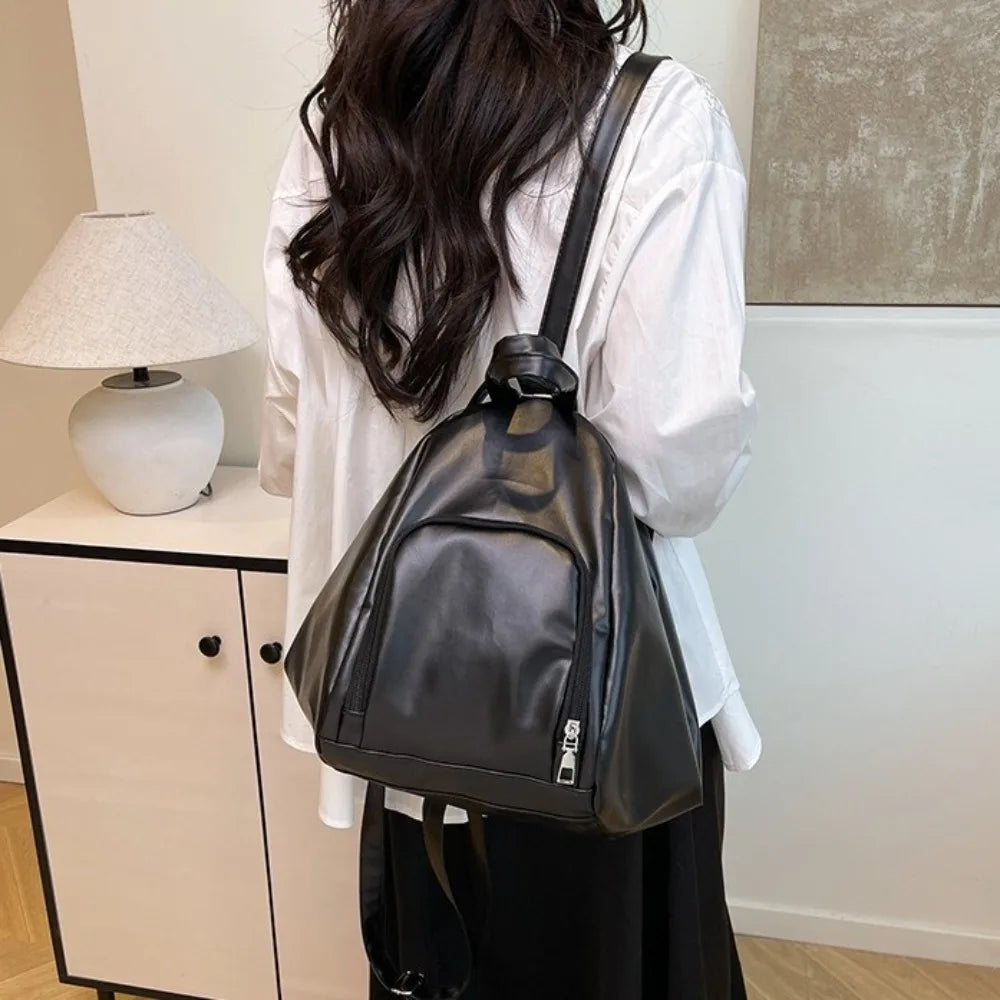 Sac Hobo couleur unie à bandoulière simple en cuir- OFFRE SPÉCIAL !