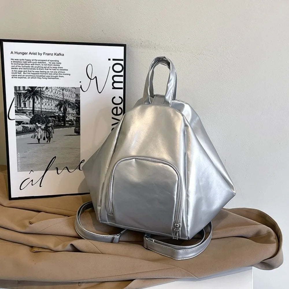 Sac Hobo couleur unie à bandoulière simple en cuir- OFFRE SPÉCIAL !